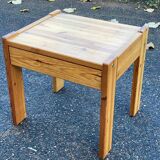 Scandinavian solid wood side table chest of drawers