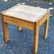 Commode table d'appoint scandinave en bois massif