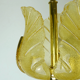 Carl fagerlund mid century pendant lamp brass amber glass orrefors 1960s chandelier