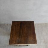 Wooden stool with carved legs, Folk Art