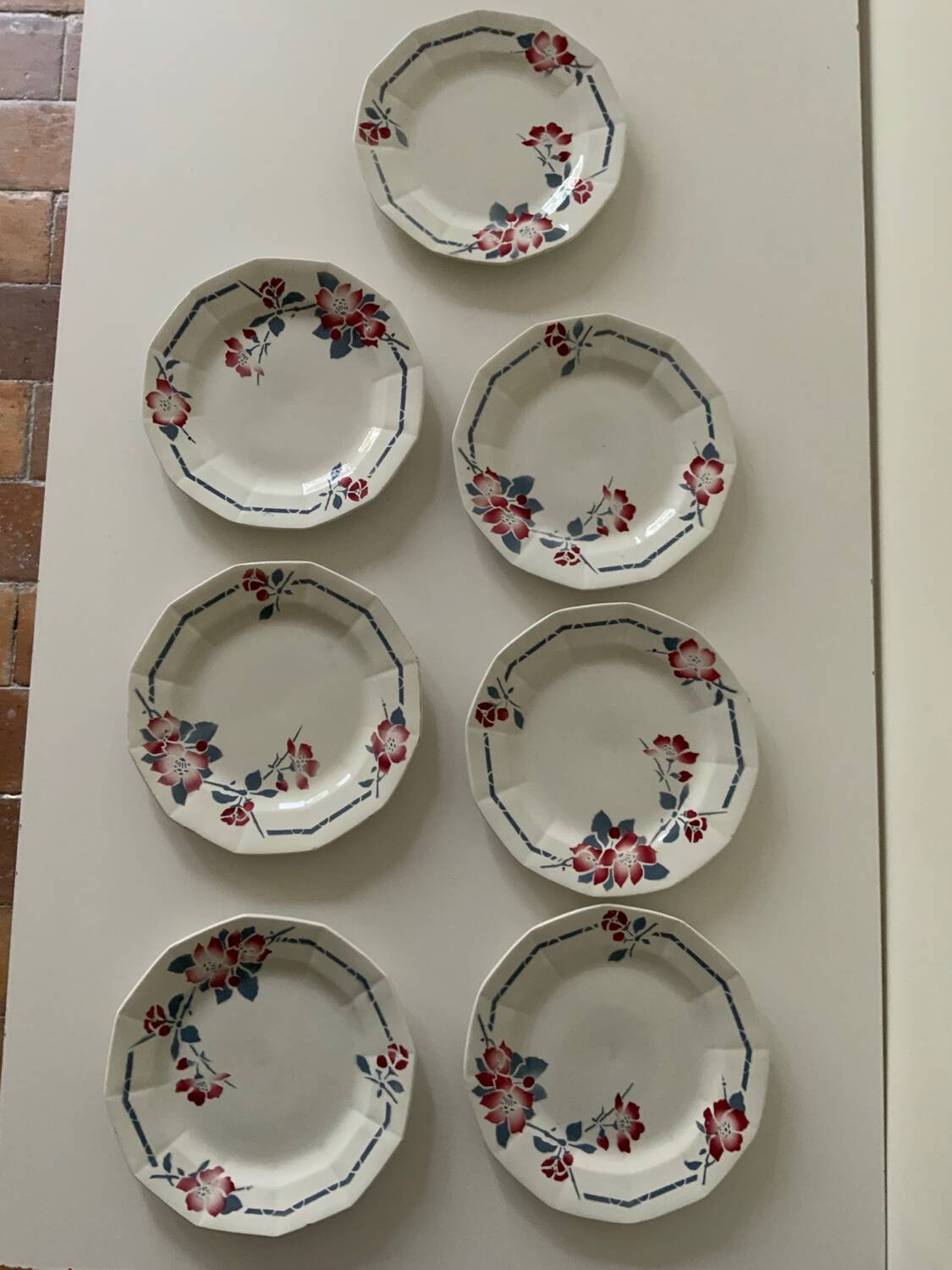 Vintage plates