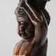 Carved Walnut Pedestal Table with Putto, France 1850s