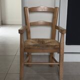 Antique wooden armchair