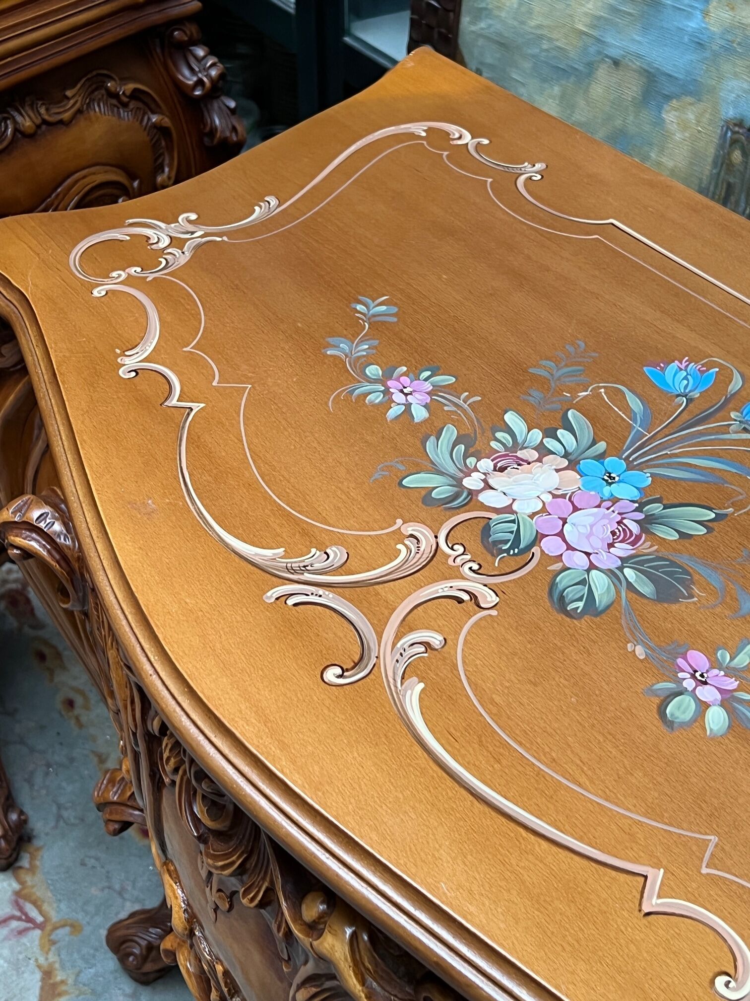 Rococo style chest of drawers