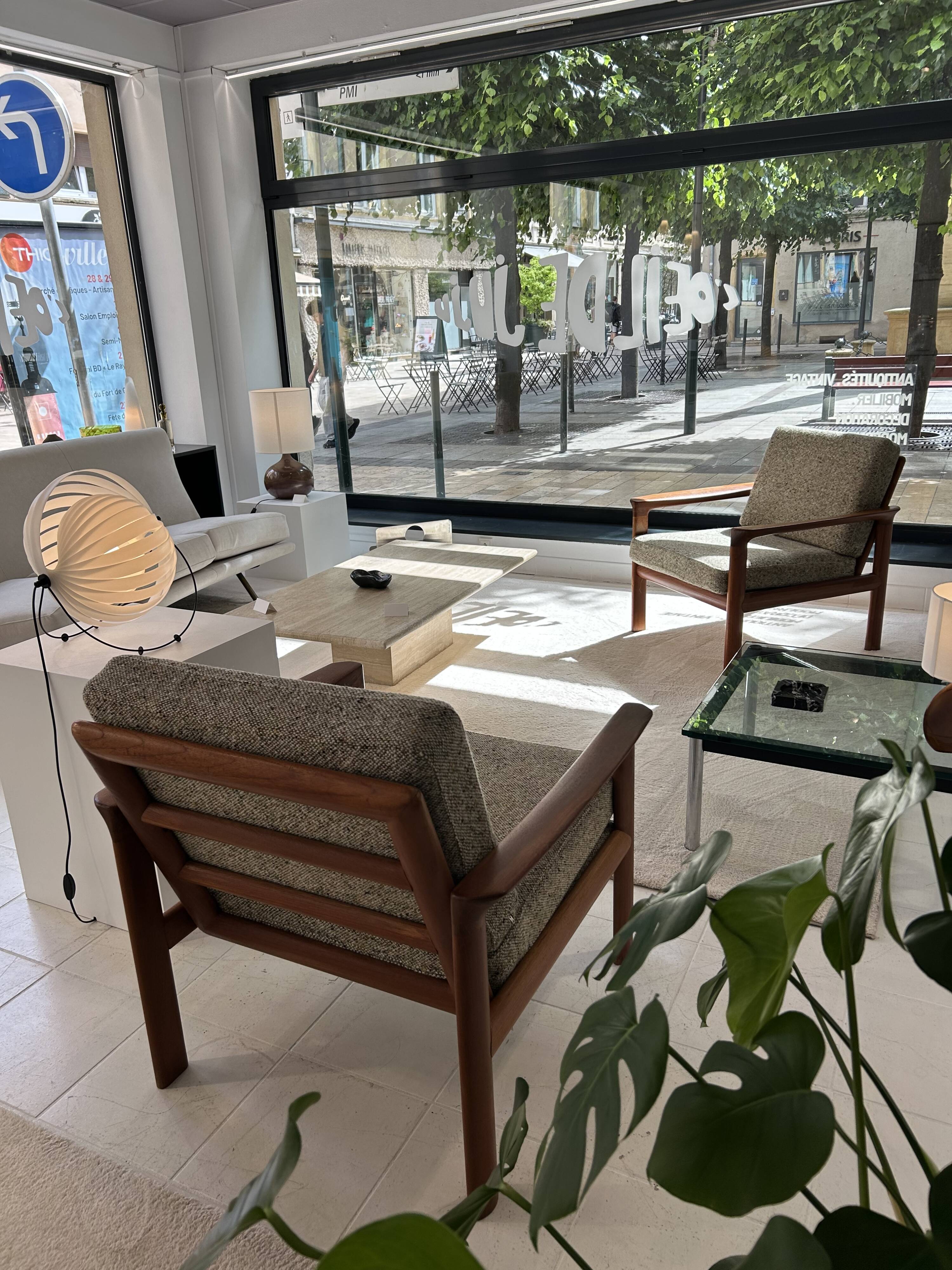Fauteuils Danois en teck Sven Ellekaer 1960s