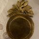 Pocket vacuum/cup in old gilded bronze