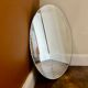 Round mirror beveled 1950