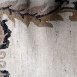 Vintage Tibetan Art Deco Khaden rug 92cm x 206cm 1960s