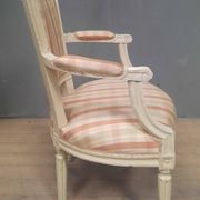 Lacquered armchair in the Louis XVI style