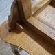 Paire de petites chaises brutalistes