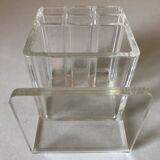 Vintage plexiglass pencil jar design 70 years