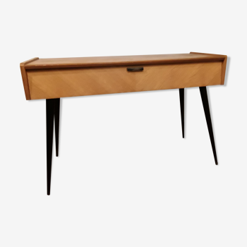 Console / bureau vintage pieds compas