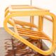 Scandinavian bentwood and glass bedside tables from Gemla, 1920s, set of 2