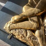 Art Deco ceramic bas-relief