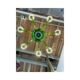 Green Murano Glass Chandelier with Trasparent Rostrato Boubeches from Simoe