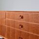 Midcentury Meredew Sideboard / Chest Of Drawers In Oak. Vintage Modern