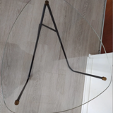 Glass coffee table