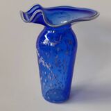 Blown glass vase signed Martine Durand-Gasselin