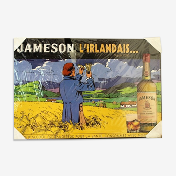 Panneau publicitaire whiskey Jameson par Ted Benoit