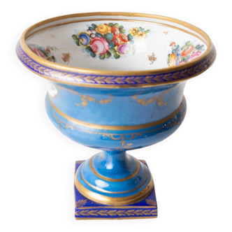 Grande coupe en porcelaine goût Sèvres 20ème