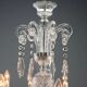 Antique Bohemian crystal chandelier with 8 lights, 20th century.