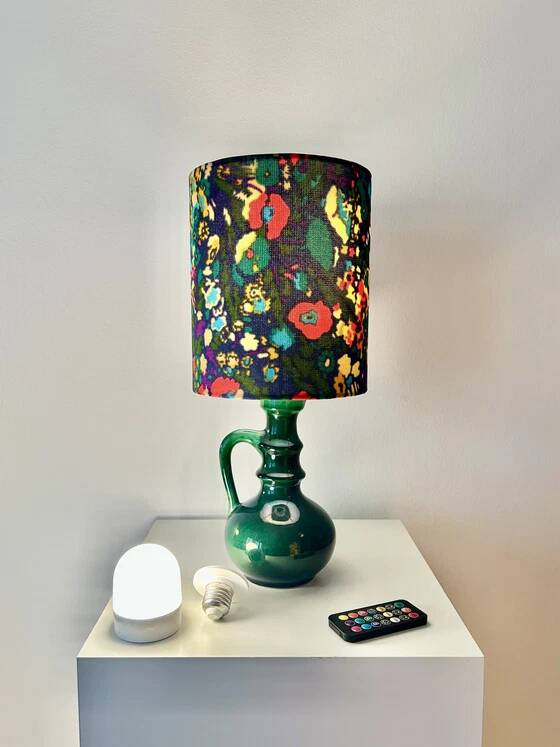 Atmospheric table lamp - cable-free - upcycled from Jopeko vase