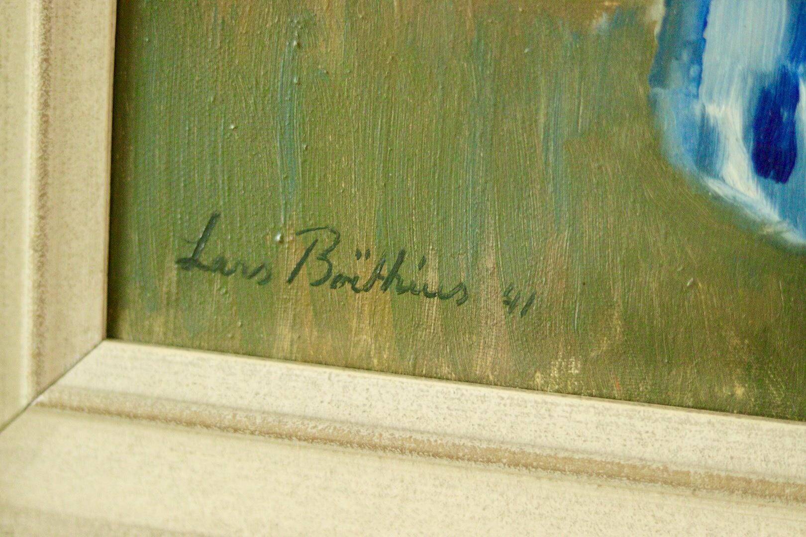 Still Life with Blue Vase by Lars Boethius