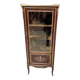 Louis XV style display cabinet in mahogany and bronze, 19th century.