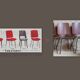 5 Baumann Bristol chairs in 60s teak
