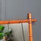 Antique faux bamboo mirror