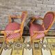 Paire de fauteuil Médaillon style Louis XV