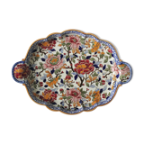 Polylobed dish Peonies earthenware of Gien