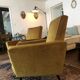 Paire fauteuils velours vintage