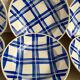 6 hollow plates of Badonviller earthenware
