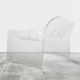 Sculptural acrylic armchair, 80