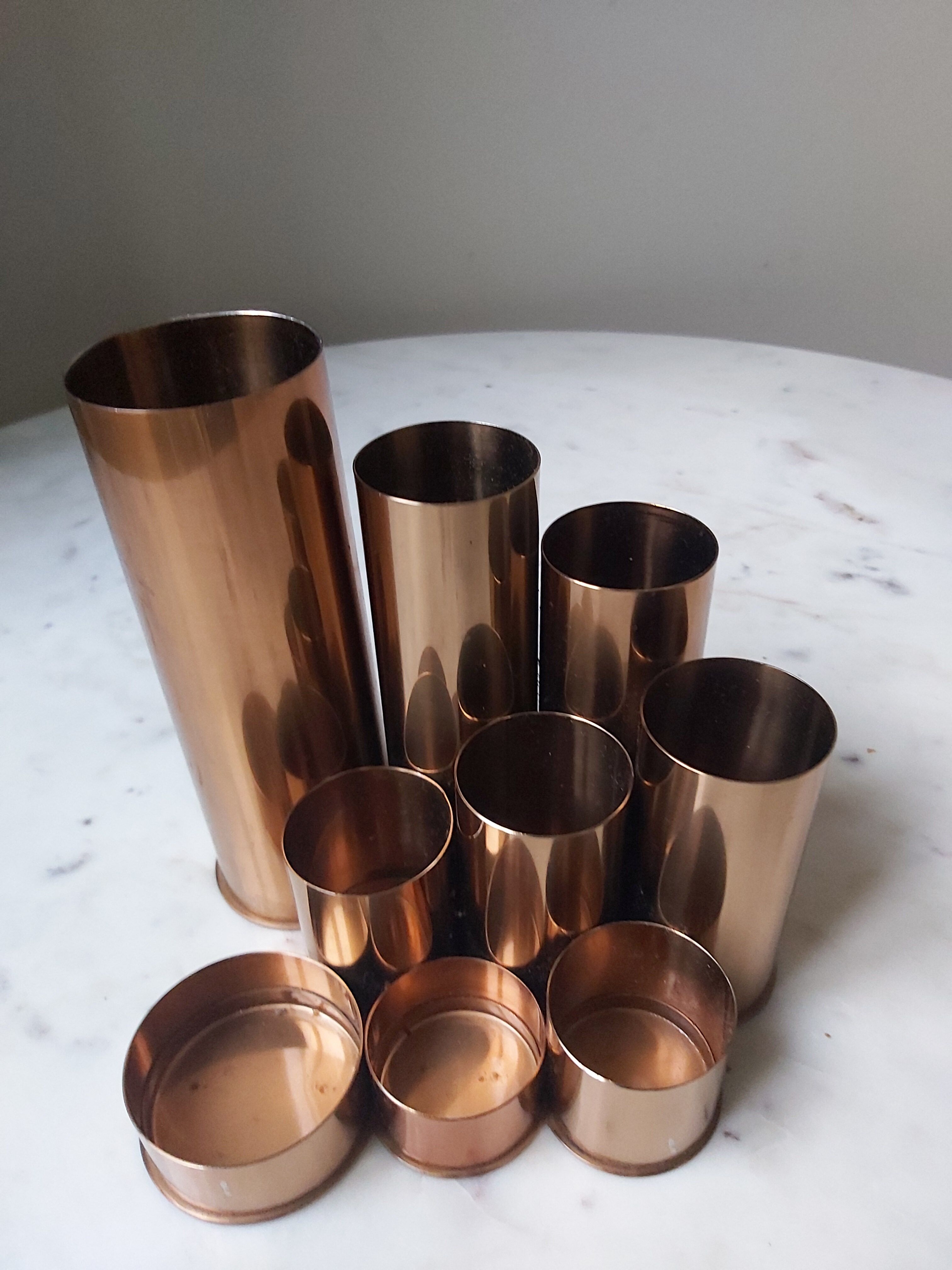 Large pencil pot Ferm living copper