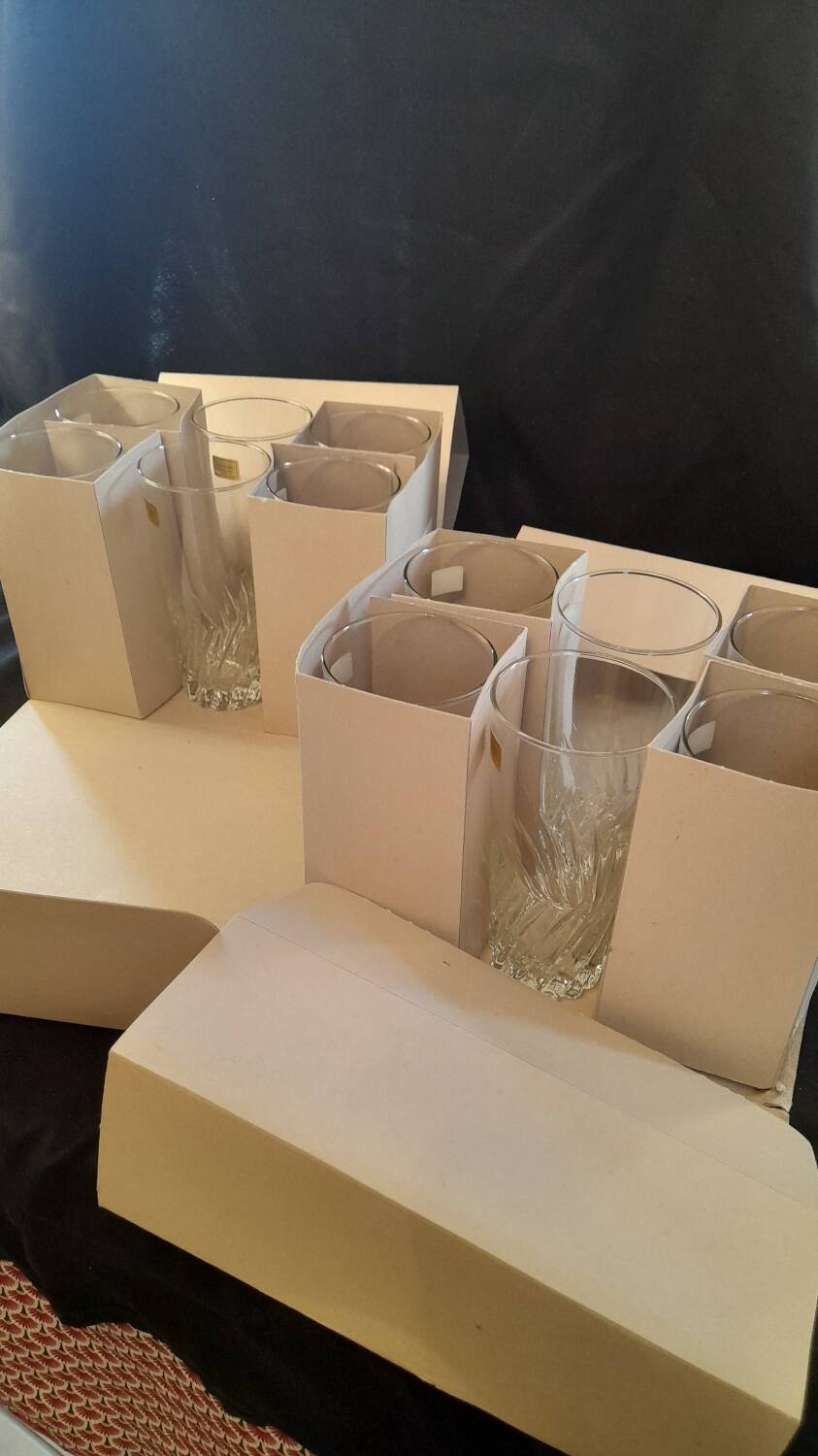 Set of 12 Luminarc Flamenco 33 crystal glasses