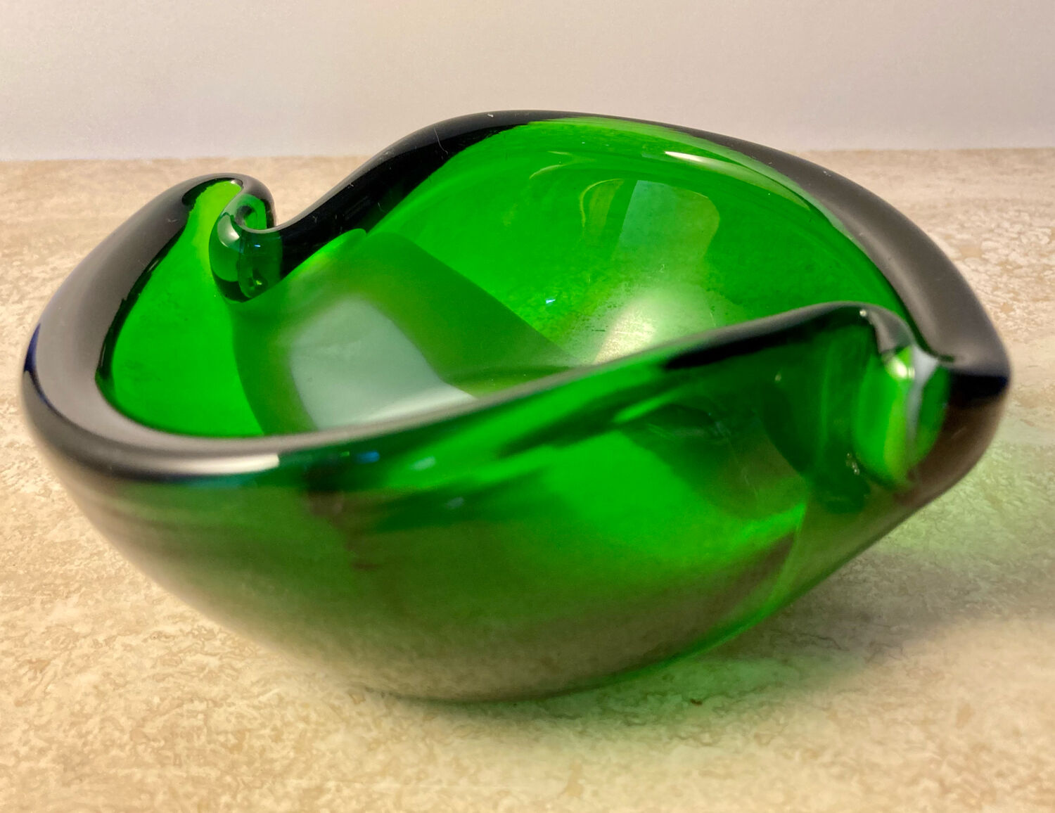 Cendrier en verre années 50/60