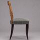 Paolo Buffa attrib set 4er chairs 40: