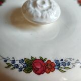 Old-Fashioned Foie Gras Terrine SARREGUEMINES Simplex - Decorated with Alsatian Scenes