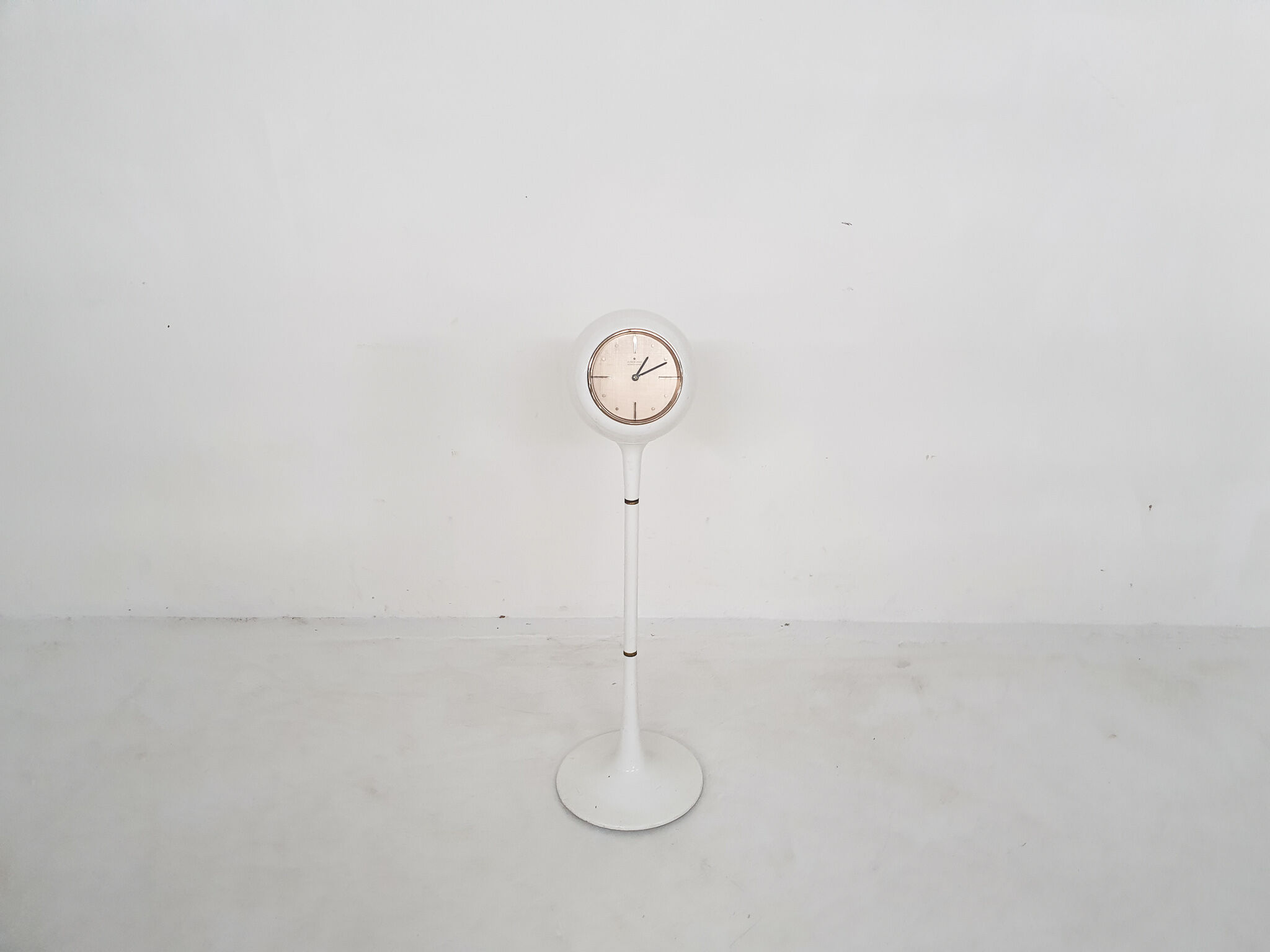 Space age standing clock by Junghans, Germany, 1970's