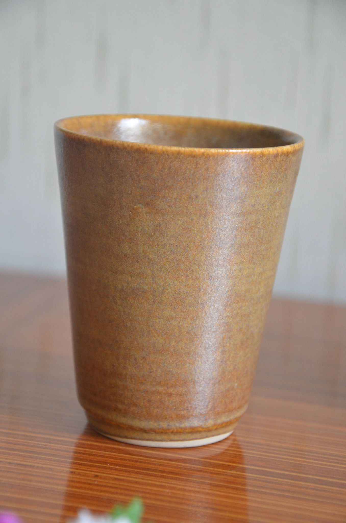 Set of 6 stoneware glasses from Digoin.