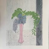 Maria Girona i Benet - Gerro rosat glicina