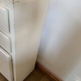 Meuble blanc 2 tiroirs & 1 porte