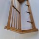 Mid-century Czechoslovak wooden wall coat rack with shelf, Uluv, 1970s