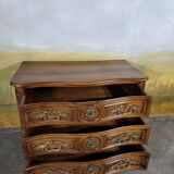 Petiote commode époque Louis XV galbée