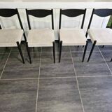 Set of 4 Baumann “Silva” chairs, Scandinavian, 1970s