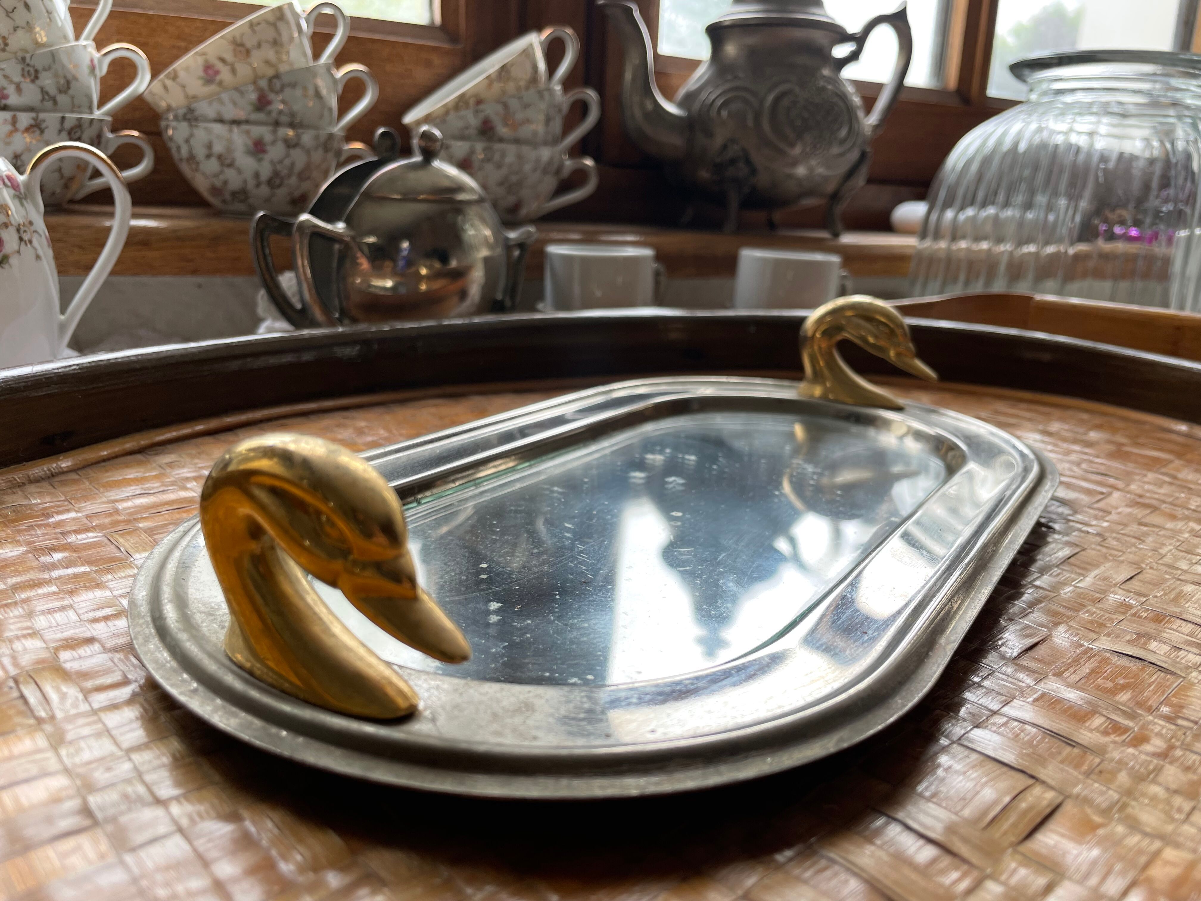 Silver plated tray