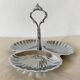 Plat inox serviteur forme coquillages