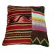 Turkish kilim patchwork cushion cover